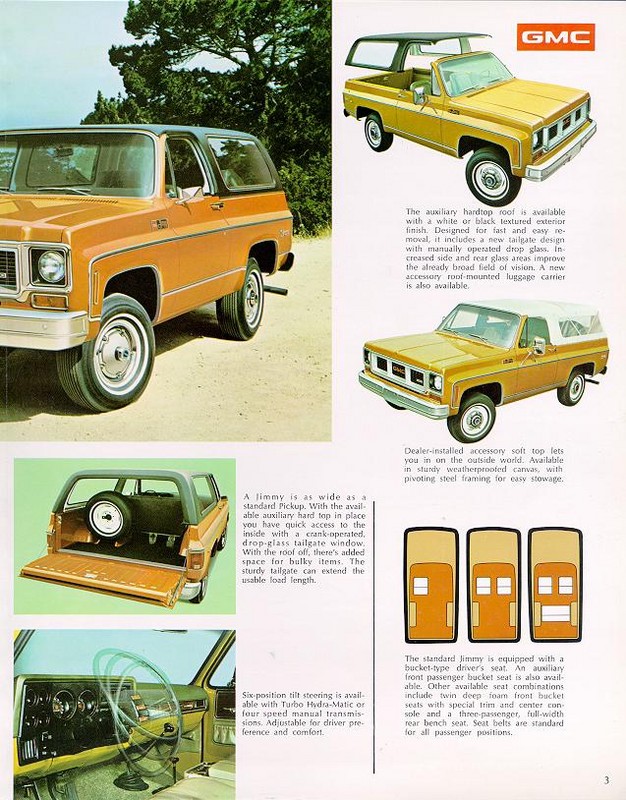 1973 GMC Jimmy Brochure Page 1